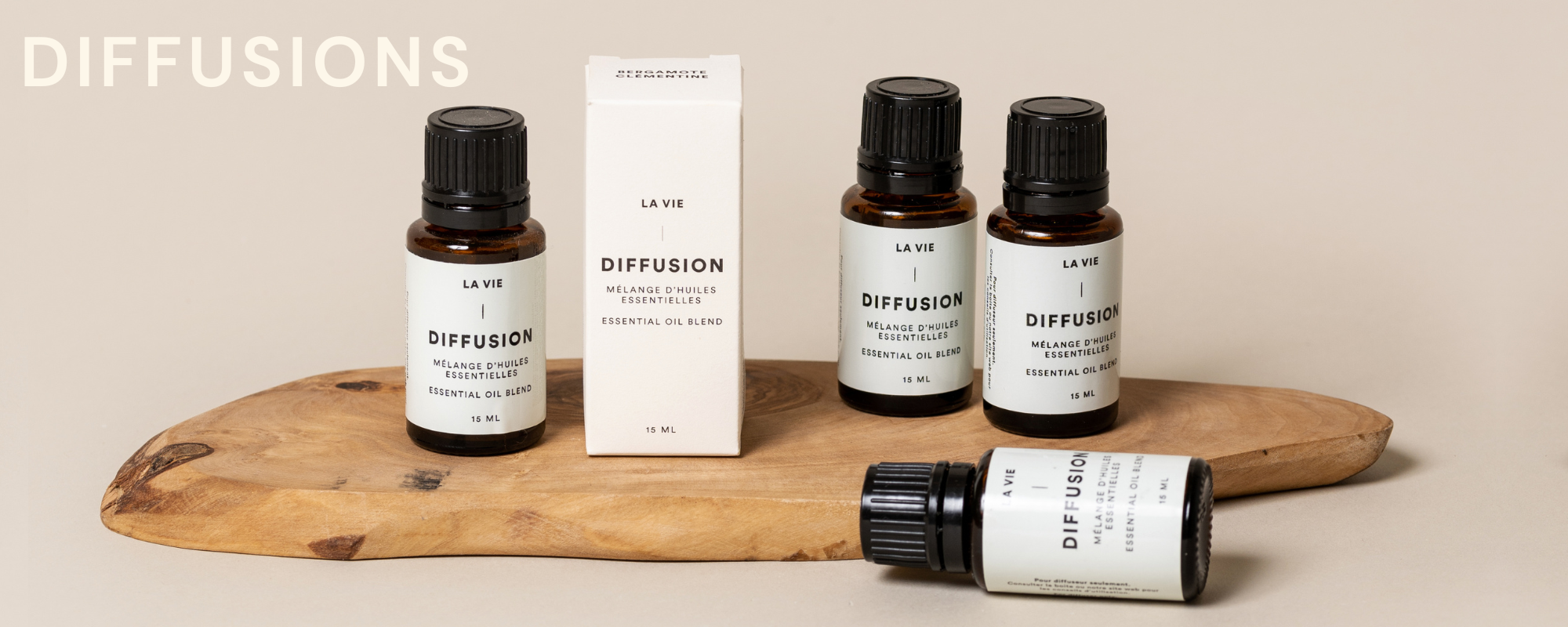 LA VIE’s Diffusions – Unique blends of essential oils