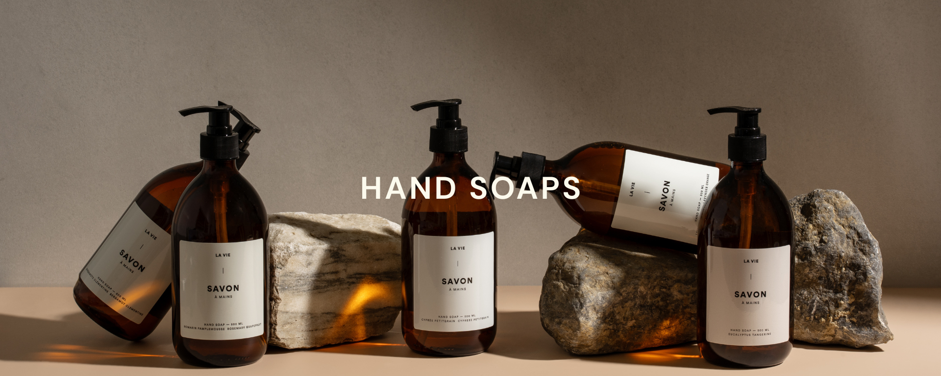 LA VIE’s Hand Soap collection is chic and minimalist – crafted for sensitive skin.