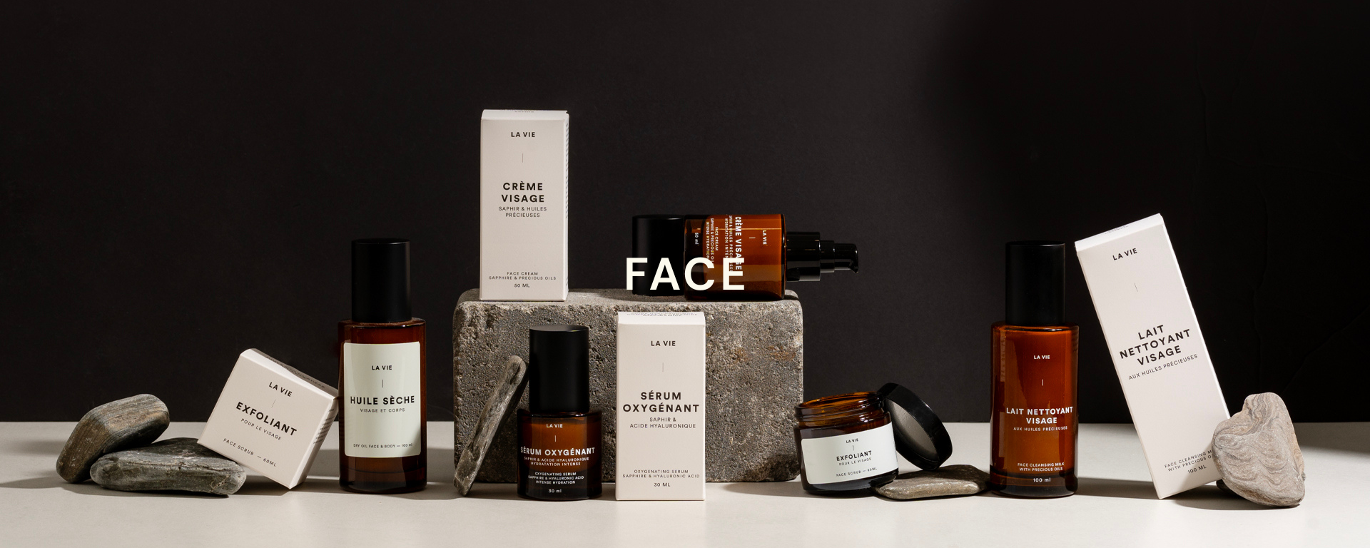 LA VIE’s SKINCARE COLLECTION – Exceptional products made to magnify your skin's natural beauty.