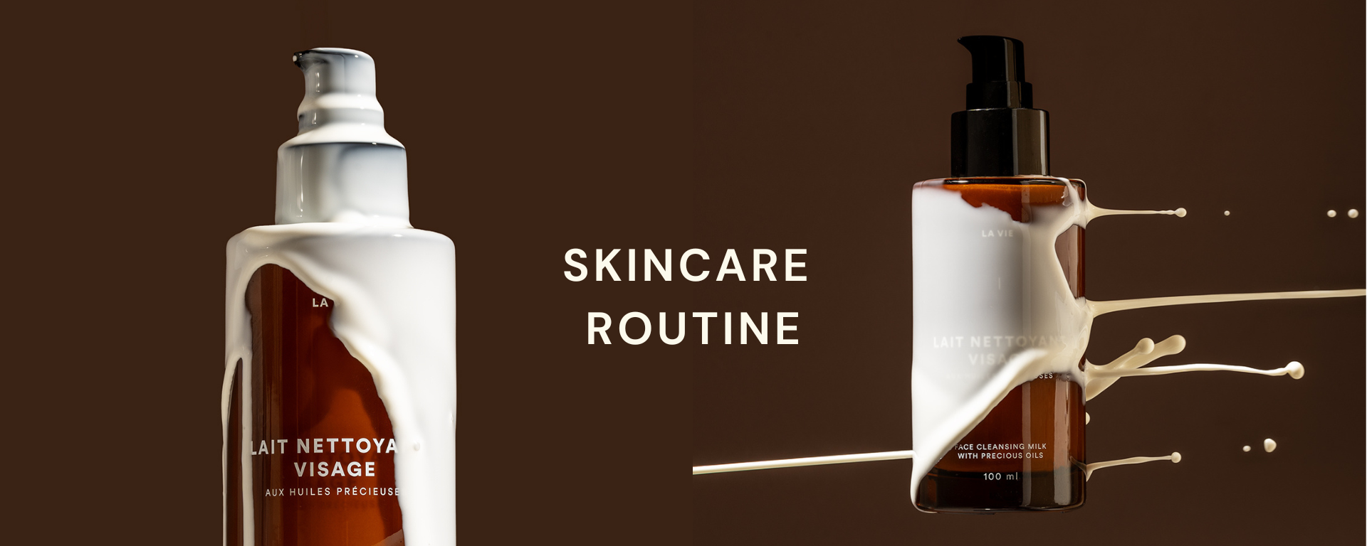 3-Step Facial Care Routine - Precious Oils Cleansing Milk + Oxygenating Sapphire Serum with Hyaluronic Acid + Sapphire Face Cream with Precious Oils